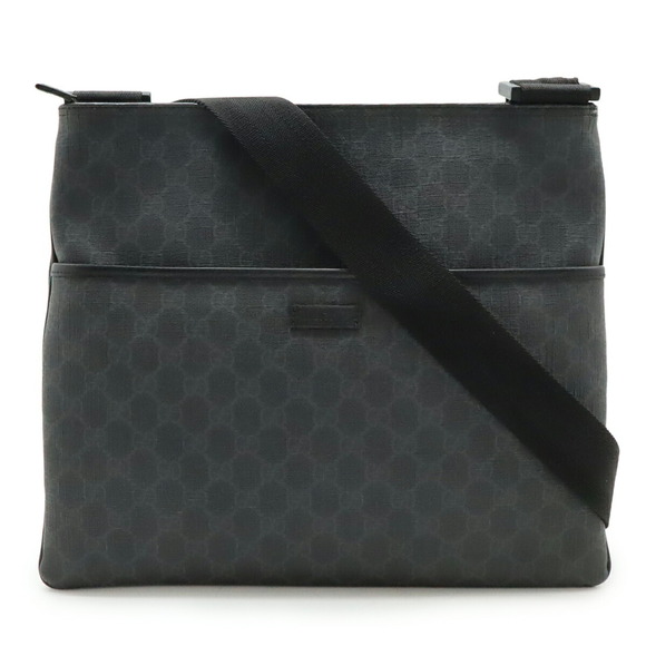 GUCCI Black Leather Shoulder Bag - Picture 2 of 9